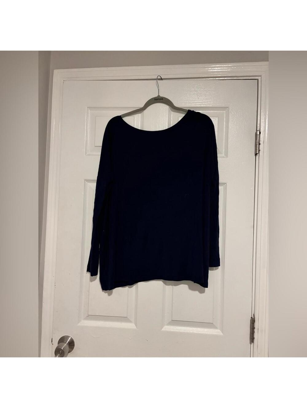 PIKO 1988 Navy Blue Long Sleeve Shirt Medium